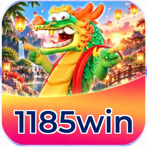 Interface da plataforma 1185win mostrando slots populares e bônus de boas-vindas